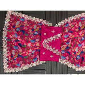 Saree de créateur pour les fêtes Robes de club avec broderie et paillettes - Product Image 5