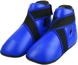 Zapatos de Boxeo de Cuero Azul con Cierre de Cordones, Transpirables y Resistentes a Impactos para Entrenamiento - Product Image 5