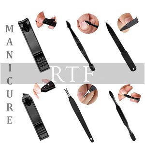Kits de manucure et de pédicure, ensemble de coupe-ongles en acier inoxydable, 18 pièces, outils de pédicure professionnels, ensemble de manucure pour les doigts/les hommes - Product Image 5