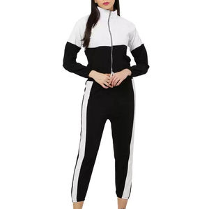 Ensemble 2 pièces de survêtement pour femme, rose brillant, avec lettres brodées, coupe slim et pantalon de survêtement droit, style streetwear - Product Image 1