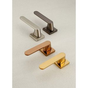 Tirador de zinc duradero y de fácil instalación para muebles modernos, cajones, cómodas, puertas de armario y gabinetes de cocina. - Product Image 2