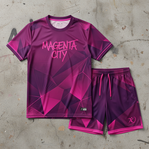 ชุดเสื้อและกางเกงวอลเลย์บอลพิมพ์ลายพรางสีเทาสเลทแบบขายส่งตามสั่ง OEM ชุดยูนิฟอร์มทีมซับเหงื่อ ชุดกีฬาแบบระเหิดสี - Product Image 1