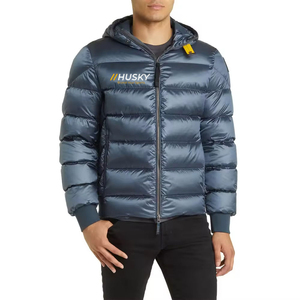Lightweight Winter Travel Bubble <b>Jacket</b> for Men Zipper Camouflage Stand Collar Hooded Windproof Waterproof Foldable <b>Packable</b> - Product Image 1