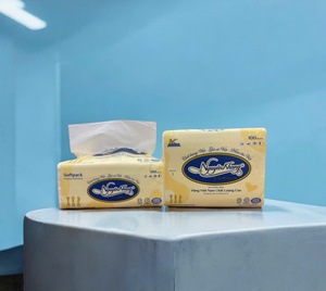 Eco-Friendly Disposable 1-Ply Ultra Soft Napkin Soft Facial <b>Tissue</b> for Skin Care Cleaning Baby Dirt Removal - Product Image 4