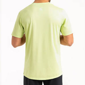 Camiseta Deportiva de Cuello Redondo, Ajustada, Lisa, con Logotipo Personalizado, 100% Algodón, de Alta Calidad, Ecológica, Transpirable y Compresible - Product Image 5