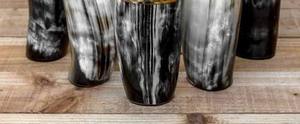 Vasos de Cóctel de Lujo Hechos a Mano con Cristal de Cuerno Natural, Ecológicos, para Hogares y Bares Elegantes al Mejor Precio - Product Image 2