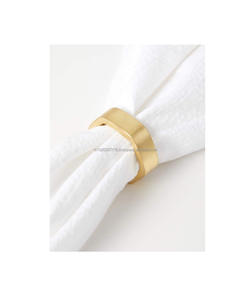 Rond de serviette en métal de forme personnalisée pour des événements culinaires uniques avec des thèmes de décoration créatifs ou inhabituels - Product Image 4