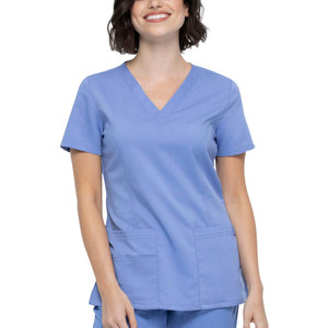Trendy Women <b>Nursing</b> Scrubs Set New Fashionable Breathable Cotton Made <b>Nursing</b> Scrubs For Women - Product Image 1
