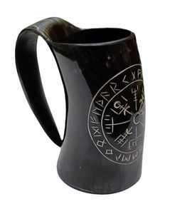 Tasse/Mug en corne de buffle polie, imperméable, forme naturelle, artisanat, décoration d'intérieur pour Noël, par FAIZA CRAFT - Product Image 6
