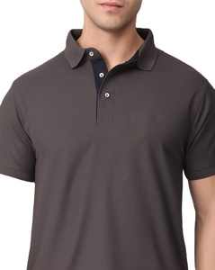 Chemises pour hommes avec logo personnalisé, grande taille, manches courtes, respirantes, imprimées par transfert thermique, polyester/coton, boutonnées devant, décontractées - Product Image 5