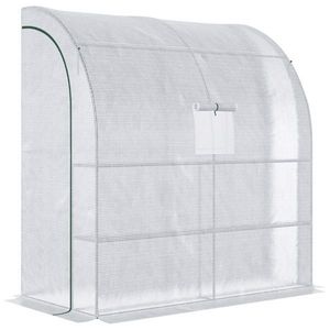Mini Serra Moderna per Casa e Giardino, Facile da Montare con Struttura in Acciaio Zincato, PVC e Polietilene, Serra Walk-In - Product Image 2
