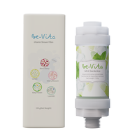 Parfum de menthe Matériau non toxique MSDS Rapport de test Filtre de douche vitaminé Fabriqué en Corée Bevita Enlèvement de chlore Parfum de jardin à la menthe