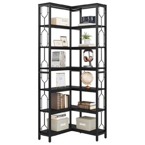 Libreria in Legno Stile Cinese Moderno, Alta e Salvaspazio, Pieghevole per Ufficio, Casa, Soggiorno o Hotel - Product Image 6