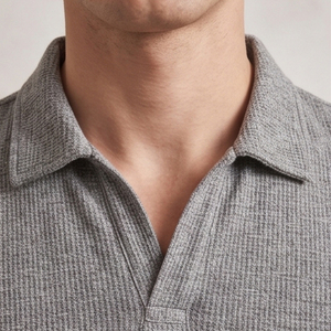 Men's Short Sleeve Knitted Polo Shirt Turn <b>Down</b> Collar Polo T Shirts Men Summer Street Style Polo Shirt Mens - Product Image 5