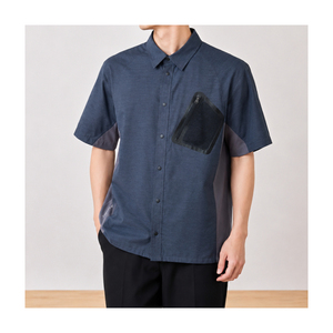 Chemise décontractée pour homme, respirante et anti-transpiration, couleur mélangée - Product Image 1