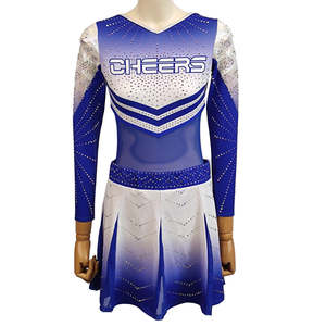 Uniforme de Porristas Cómodo de Tela Suave Estampada para Adultos, 100% Poliéster, Impresión Profesional por Sublimación - Product Image 1