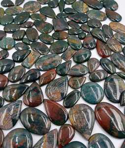 Cabochon en Sardine Naturelle Polie Faite à la Main, Vente en Gros, pour Fabrication de Bijoux, Fourniture d'Usine, Coupe Coussin, Coupe Poire - Product Image 4