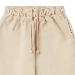 Pantalones Deportivos de Algodón Beige para Hombre, Estilo Hip Hop, Bordados, Cintura Elástica con Cordón, Bolsillos Laterales, Tejido de Punto, para Invierno - Product Image 3
