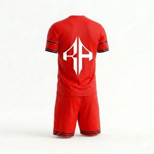 Maillot de football personnalisé pour homme, manches courtes, 100 % polyester, respirant, séchage rapide, qualité supérieure 2026, avec logo personnalisé, été, OEM - Product Image 3