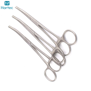 Pakistan Manufacturer OEM Price Surgical Instruments Stainless Steel Mosquito Forceps 12.5cm Curved Straight Hemostatic Clamps - Product Image 3