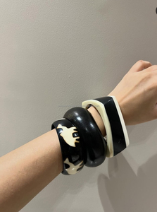 Brazaletes de Resina de Estilo Étnico Colorido para Mujer, Joyería Tradicional para Festivales, Bodas y Eventos Culturales - Product Image 3