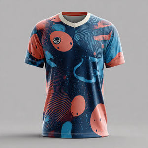 Camiseta de Fútbol Sublimada OEM de Manga Corta con Cuello en V, 100% Poliéster, Personalizable - Product Image 6