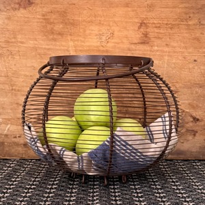 Round Metal Fruit <b>Basket</b> Decorative Fruit Holder For Kitchen Countertop Dining <b>Table</b> And Home Decor Display From India - Product Image 6