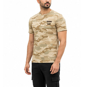 Camisetas de Camuflaje para Hombre, Elegantes, Sólidas, de Manga Corta, Informales, Cómodas, Tejidas, Transpirables, de Secado Rápido, Estilo Urbano - Product Image 5