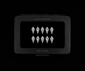 Diamant blanc de laboratoire 4,0 x 2,0 mm, qualité supérieure, cultivé en laboratoire (CVD HPHT), pierre brute pour la fabrication de bijoux et de bagues, fournisseur de diamants polis. - Product Image 1
