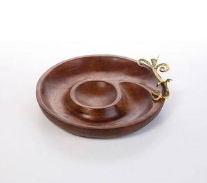 Juego de Tazones Metálicos de Diseño Moderno con Soporte de Madera, Aptos para Lavavajillas, para Servir Alimentos, Vajilla para Cocina y Mesa - Product Image 6