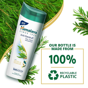 Shampooing naturel à l'arbre à thé enrichi en protéines d'aloe vera, conçu pour éliminer les pellicules, apaiser le cuir chevelu et revitaliser les cheveux, sans parabènes, 340 ml - Product Image 4