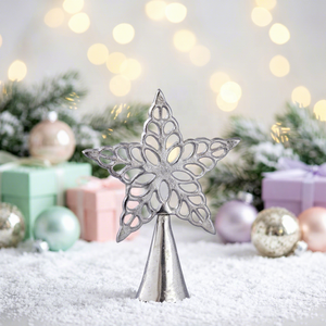 Objeto Decorativo Artesanal de Metal en Forma de Estrella, Artículos de Navidad, Decoración para el Hogar, Centro de Mesa, Decoración de Mesa de Fábrica - Product Image 1