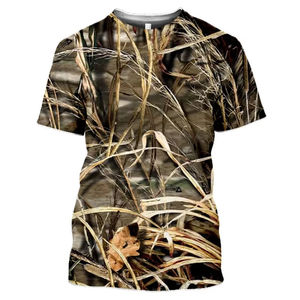 Chemise de chasse unie pour adultes, manches courtes, respirante, 100 % coton, pour l'extérieur en hiver - Product Image 1