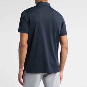 เสื้อโปโลผ้าตาข่ายสำหรับเล่นกอล์ฟ ผู้ชาย ผลิตจากโพลีเอสเตอร์ 94% สแปนเด็กซ์ 6% ป้องกันรังสียูวี 50+  เนื้อผ้าทึบ ทนทาน - Product Image 4