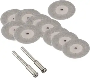 Mini disco da taglio diamantato abrasivo da 19-30mm per disco lama per sega a taglio rotante Dremel con Kit di utensili elettrici a mandrino