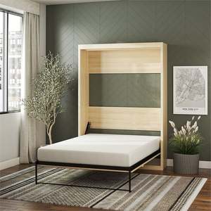 <span class=keywords><strong>Cama</strong></span> Plegable Vertical Multifuncional Moderna de Fácil Montaje, Muebles de Dormitorio con Mecanismo de <span class=keywords><strong>Cama</strong></span> Murphy, <span class=keywords><strong>Escritorio</strong></span> <span class=keywords><strong>y</strong></span> Estante - Product Image 5