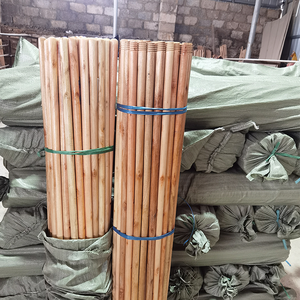 Vente en gros Bâton de balai verni Manche de balai <span class=keywords><strong>Prix</strong></span> d'usine Bâton en bois pour balai moins de 1 dollar Article ménager - Product Image 4
