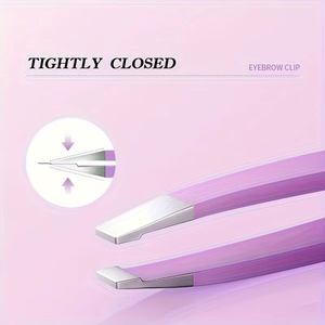 Compas à sourcils personnalisé, 4 pièces, pinces à épiler colorées en acier inoxydable, ensemble d'outils de maquillage pour les sourcils - Product Image 2