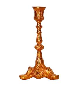 Premium Hot Fancy Modern Luxury Venta caliente Portavelas de aluminio Oro rosa en relieve Estilo moderno Portavelas de lujo Portavelas - Product Image 1