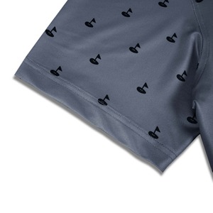 High Quality Customized Logo Men's Golf Polo Shirt Button Front Spandex/Polyester Four-Way Stretch Eco-Friendly Breathable - Product Image 3