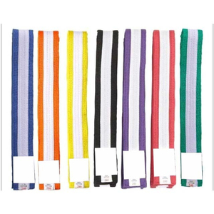 Cinturón de Jiu-jitsu Brasileño de Tela de Algodón Tejida con Perlas de Alta Calidad con Logotipo Personalizado, Calidad Premium - Product Image 2
