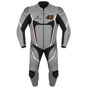 Combinaison de moto en cuir sur mesure de qualité supérieure MotoCP Racing 1 pièce, équipement de conduite avec bosse niveau 2 CE, fabriquée sur mesure - Product Image 1