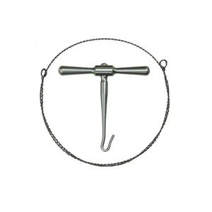 Scie à fil Gigli manuelle orthopédique chirurgicale de haute qualité, grade A+, pour os torsadés, avec poignée en acier inoxydable allemand - Product Image 1