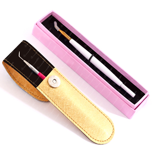 Pro Performance Stainless Steel Eyelash Extension Tweezers Hand Made <b>Bag</b> Packing Private Label Beauty Care Tool - Product Image 5