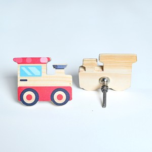 Handmade Pine Wood Cabinet Train Multicolor Drawer <b>Knobs</b> <b>Dresser</b> Door Handles Cupboard Pulls Kitchen Cabinet <b>Knobs</b> - Product Image 4