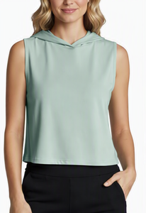 Chaleco con Capucha y Sudadera sin Mangas para Mujer, Tejido de Punto de Secado Rápido, para Baloncesto, Running y Fitness, Invierno/Verano - Product Image 3