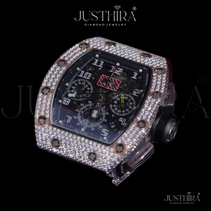 Reloj de Lujo con Diamantes Moissanite en Oferta, Estilo Hip Hop, con Aspecto Iced Out, Disponible a un Precio Competitivo - Product Image 2