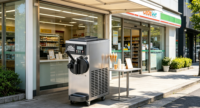 Machine à glace molle commerciale de comptoir XY, machine à fabriquer la crème glacée réfrigérante