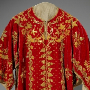 <b>Red</b> Velvet Embroidered Salwar Kameez Embroidery Dupatta Ethnic Women's Party Wear Wedding Dress - Product Image 5
