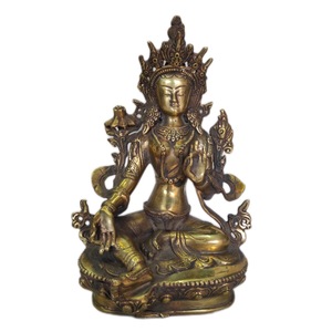 Estatua de Dioses y Diosaesculpidos en Bronce, Figura Religiosa Hecha a Mano en Nepal para Decoración del Hogar y la Oficina - Product Image 4